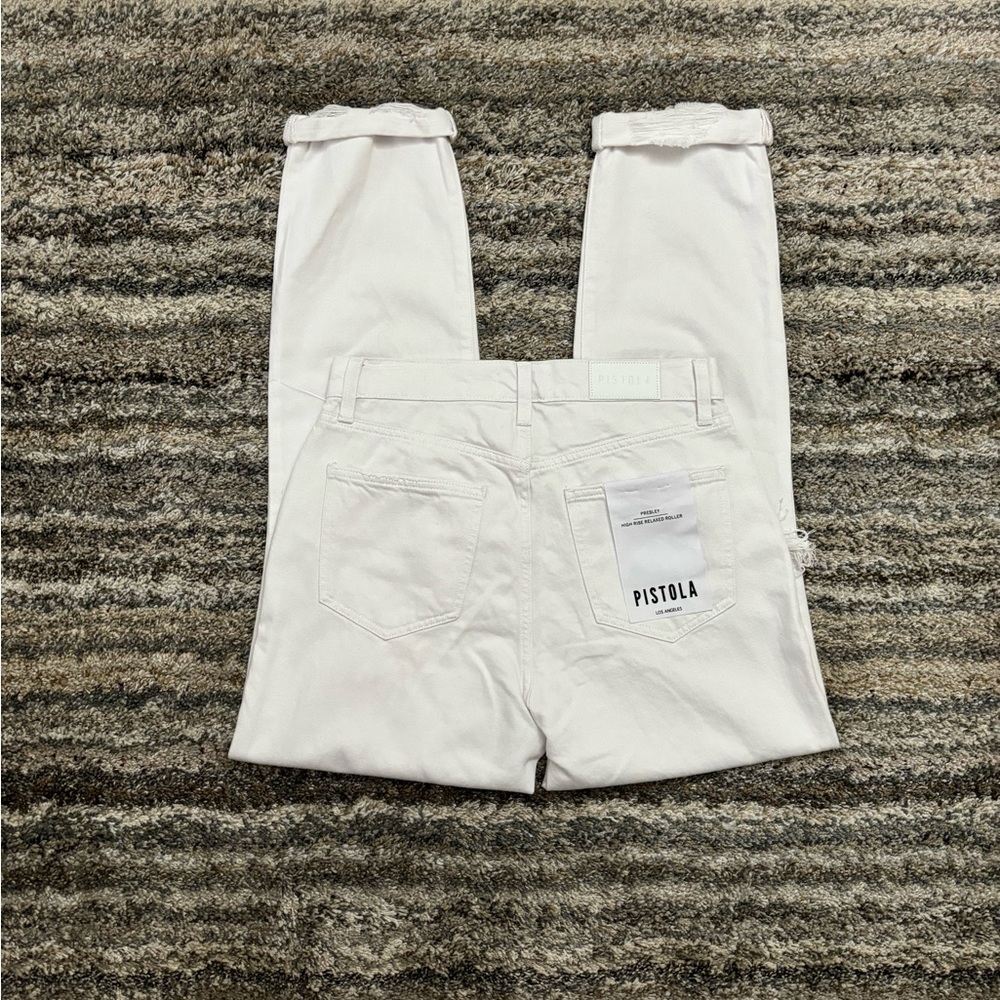 Pistola High Rise Jeans Sz 26 NWT | Pistola Presley High Rise Relaxed Roller NWT - Picture 3 of 14